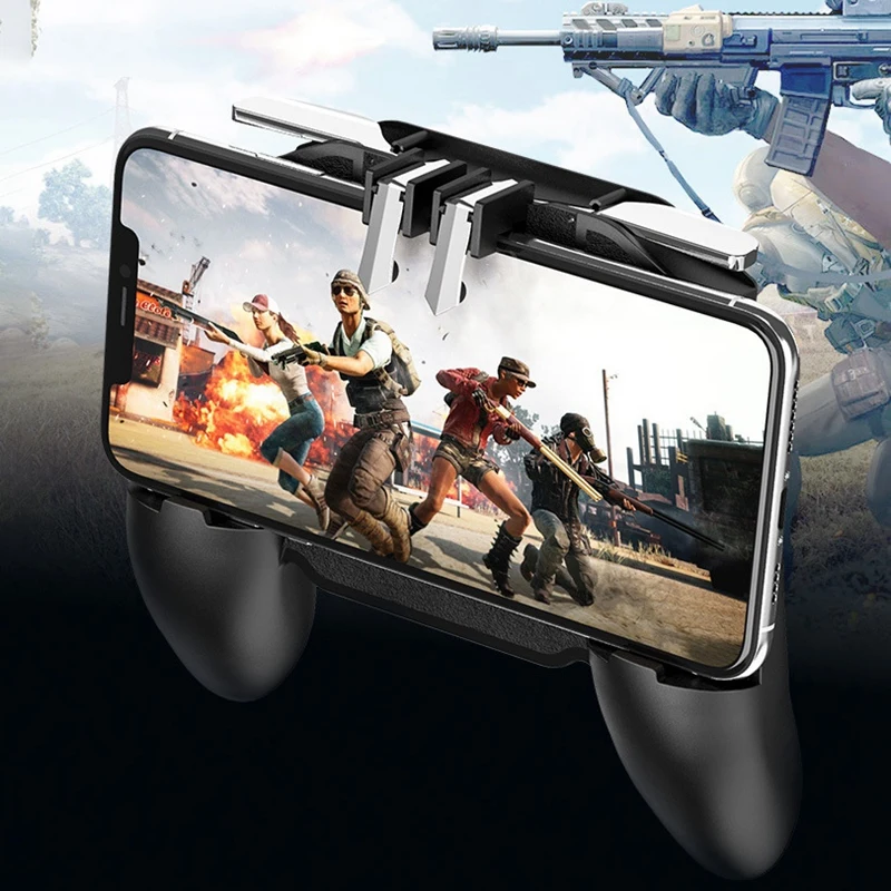 K20 все в 1 Мобильный геймпад для Pubg контроллер бесплатная огонь L1 R1 вспышка