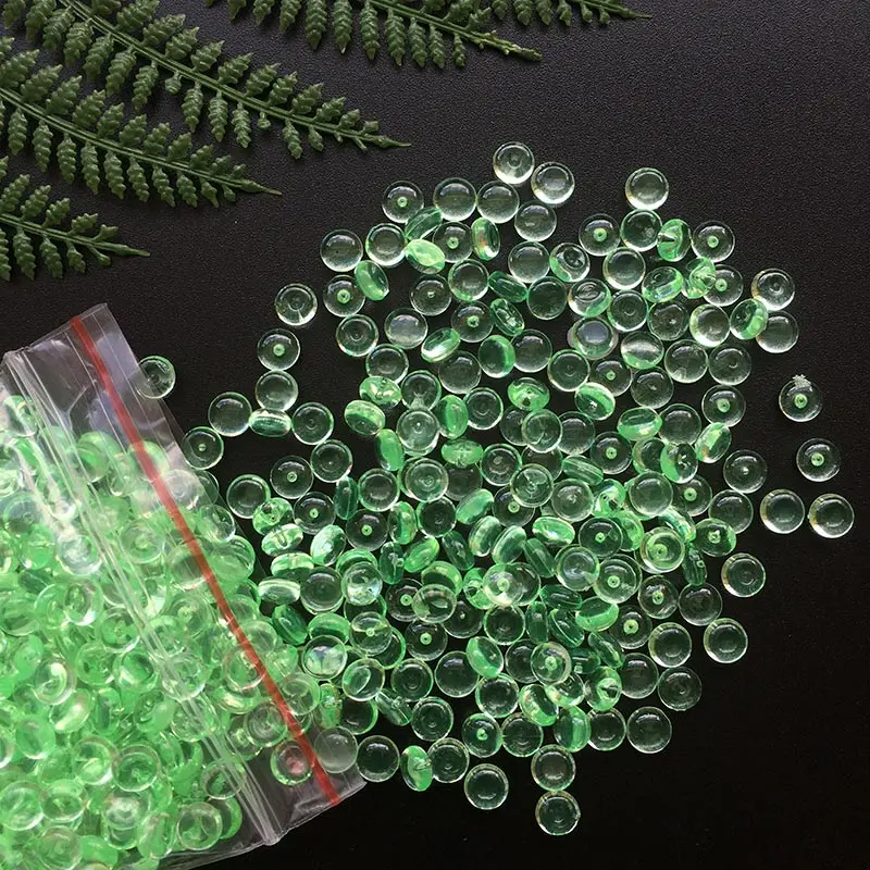 Green 40 г цветные бусины, шармы для слизи, игрушки, маленькие бусины для искусства, вечерние, ремесло, аквариум, декор для детей, сделай сам, наполнитель для слизи - Цвет: Green