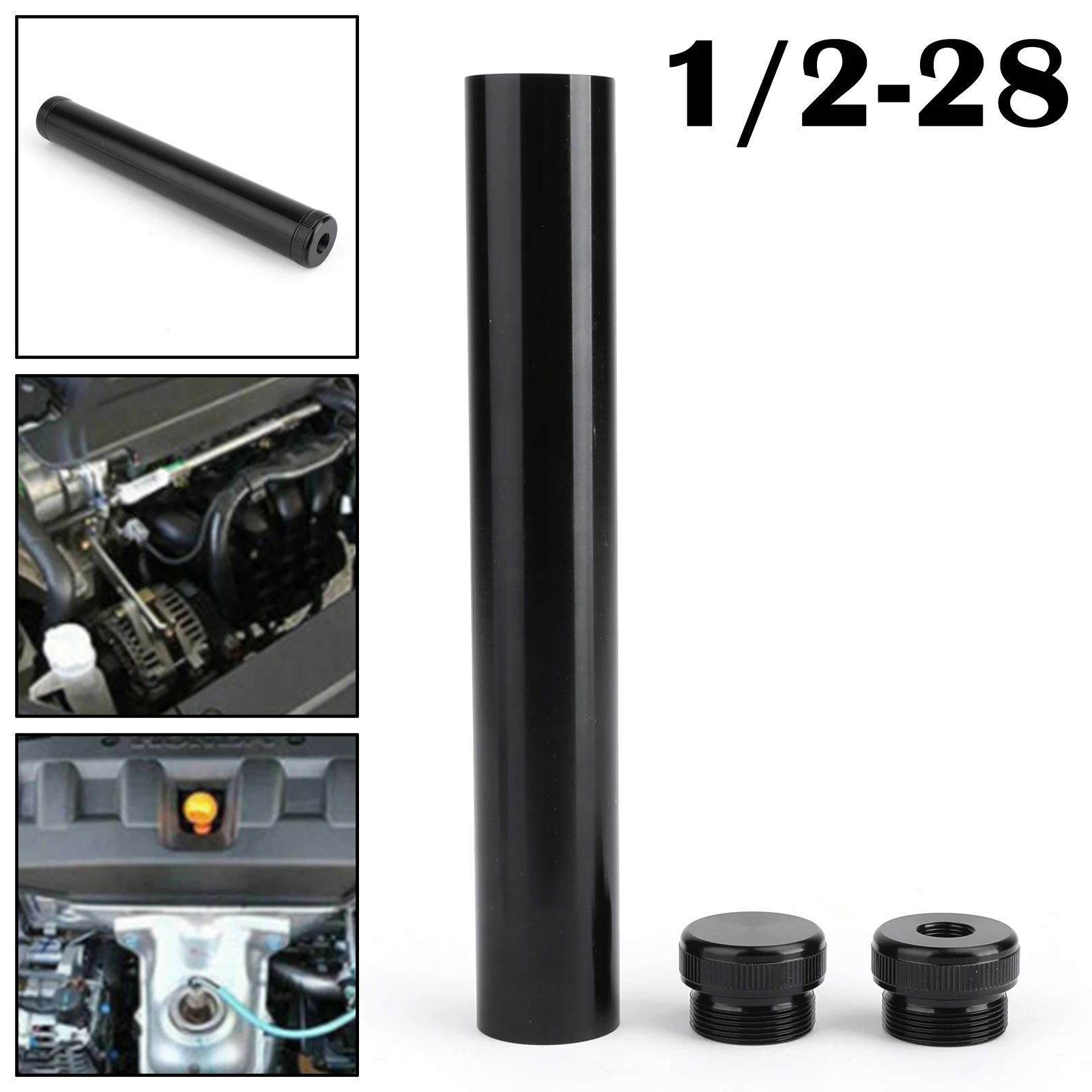 Areyourshop черный Алюминиевый автомобильный топливный фильтр 1/2-28 для NAPA 4003 WIX 24003 L 8,87" топливный фильтр аксессуары для стайлинга автомобилей