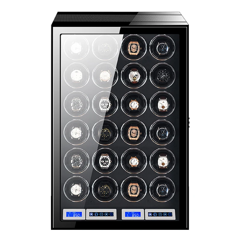 Сканер отпечатков пальцев разблокировка часы Роскошный бренд 24 телефон с ЖК