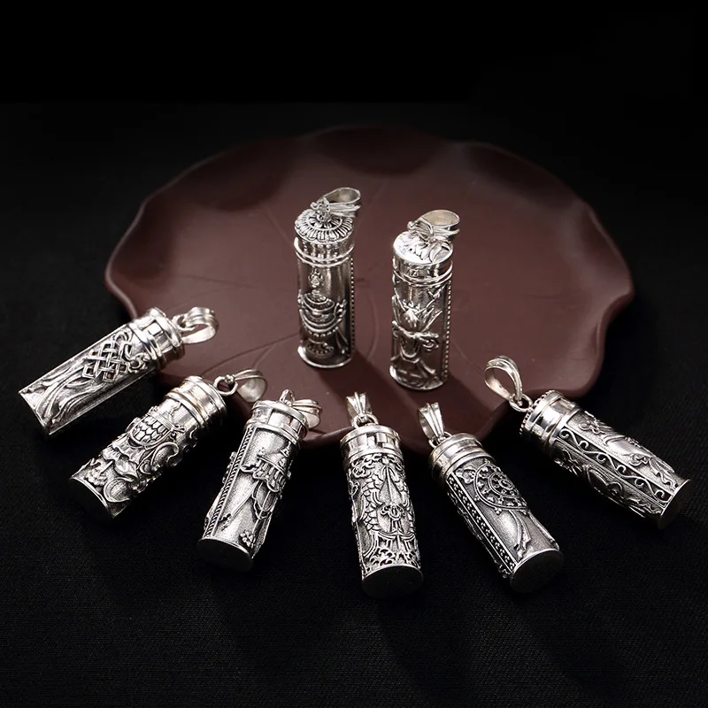 Подвеска из стерлингового серебра 925 пробы открывающийся индивидуальный