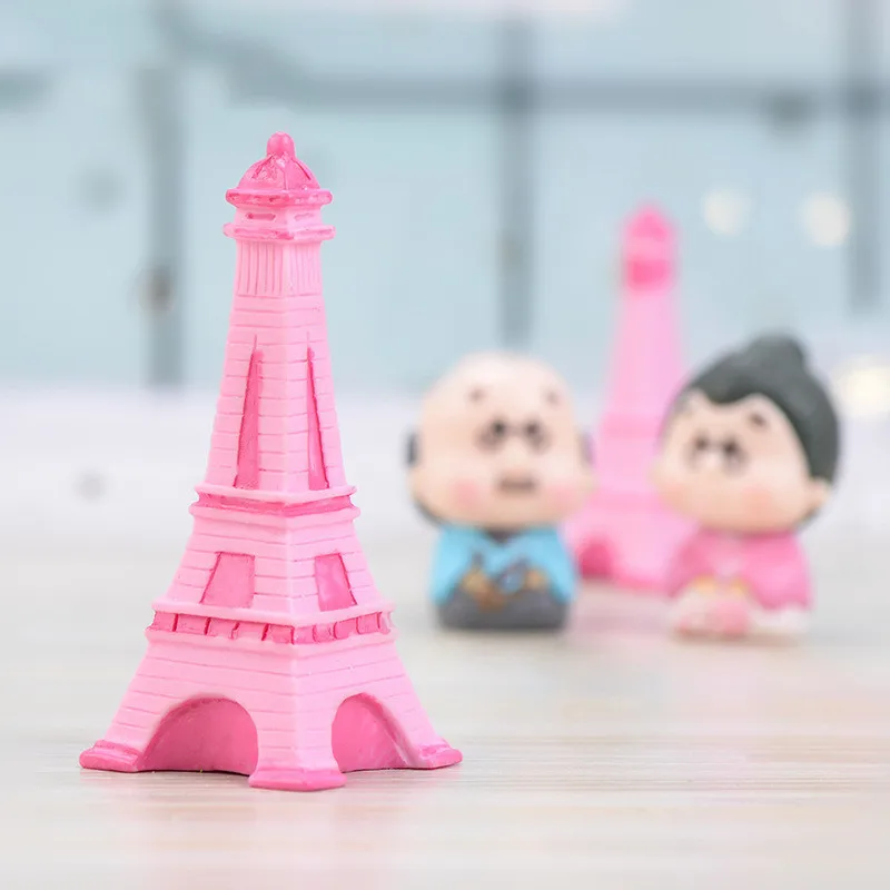 1 шт. Эйфелева башня миниатюрные фигурки из смолы сказочные садовые украшения