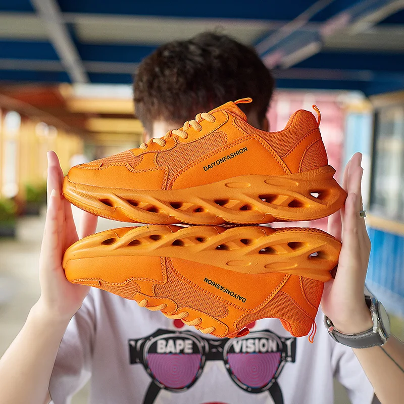 

Men's Casual Shoes Fashion Breathable Walking Mesh Flat Shoes Sneakers Women 2021 Gym Vulcanized Shoes White Zapatos Para Hombre