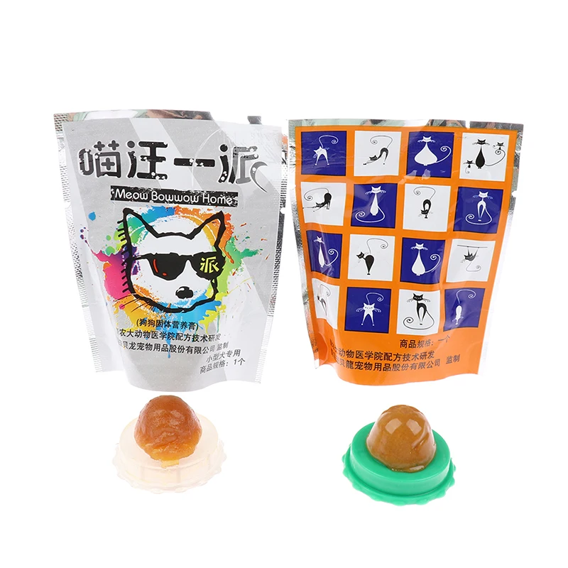 Snacks nutritivos para gatos y mascotas, 5 uds.-0