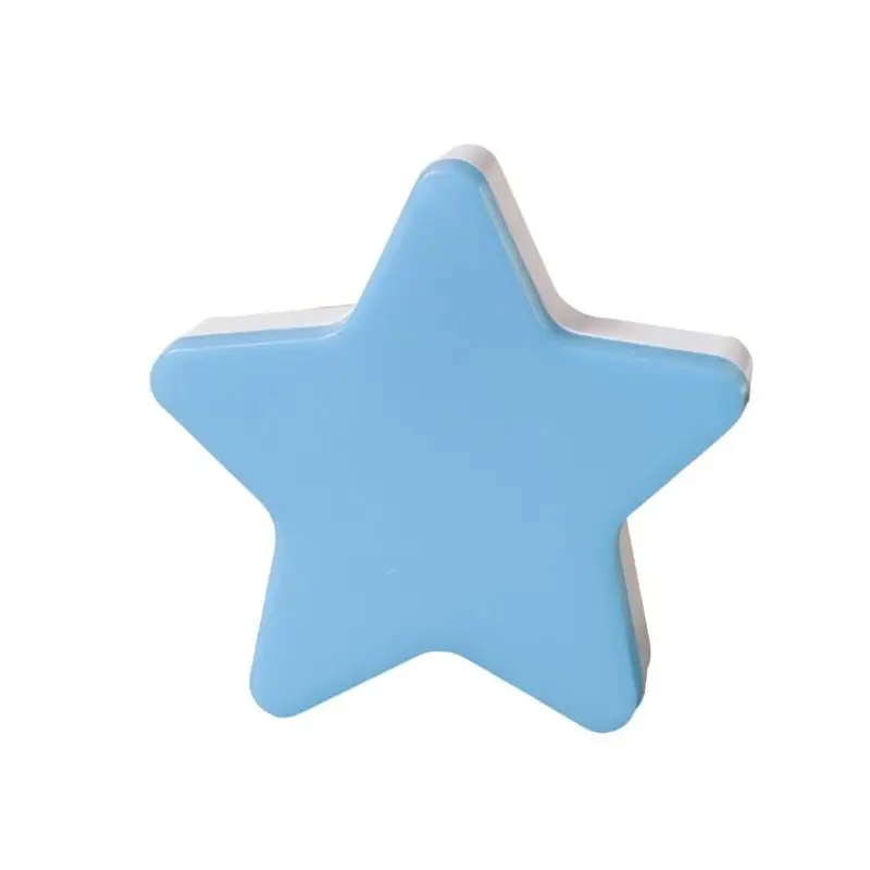 

US Socket Type Power Mini Cute Starry Plastic LED Night Lamp Wall Light Intelligent Light Brightness Control Sensor Bedside G3T5