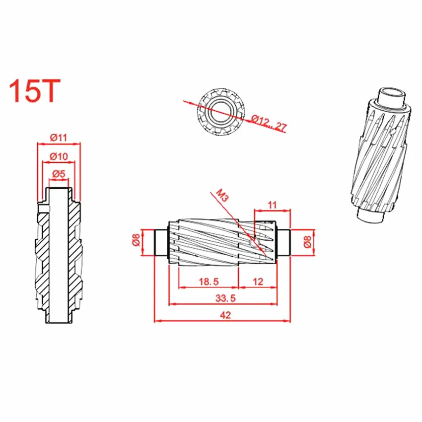 Таро MK5508/MK6019/MK6018/MK6017 мотор винтовой Шестерни Набор Для 550/600 вертолет по