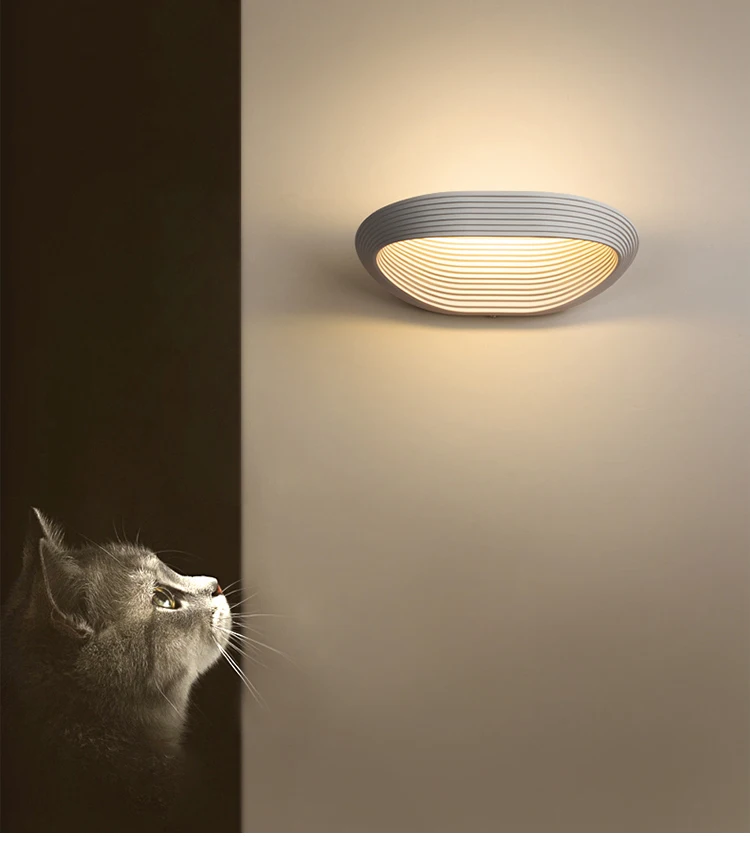 

Creative Metal Wall light Living room Anti-glare TV Background Bedroom Bedside Study Corridor Stair Wall lamp AC110V 220V