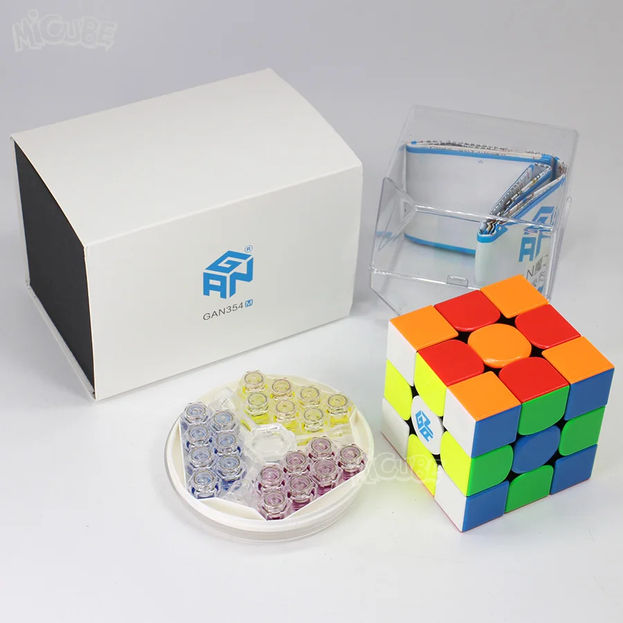 GAN354M Магнитный куб 3x3x3 магический скоростной 3x3 Magico GAN 354 м без наклеек M