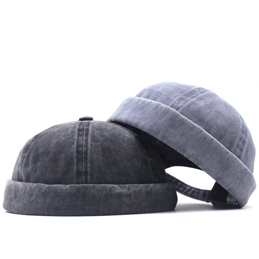 Новинка Мужская Уличная Повседневная Байкерская шапка в стиле моряка Круглая