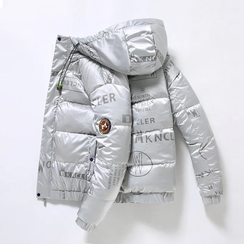 2021 New Winter Men's Down Jacket Thickened Warm White Duck Down Fashion Trend Youth Loose Coat Ropa Para Hombre
