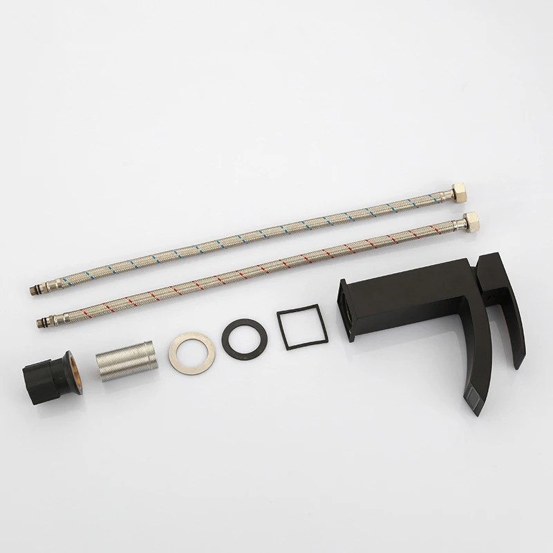 

Thicken Brass Basin Faucets Waterfall Bathroom Faucet Single handle Basin Taps Mixer Tap Bath Faucet Brass Sink Water Crane