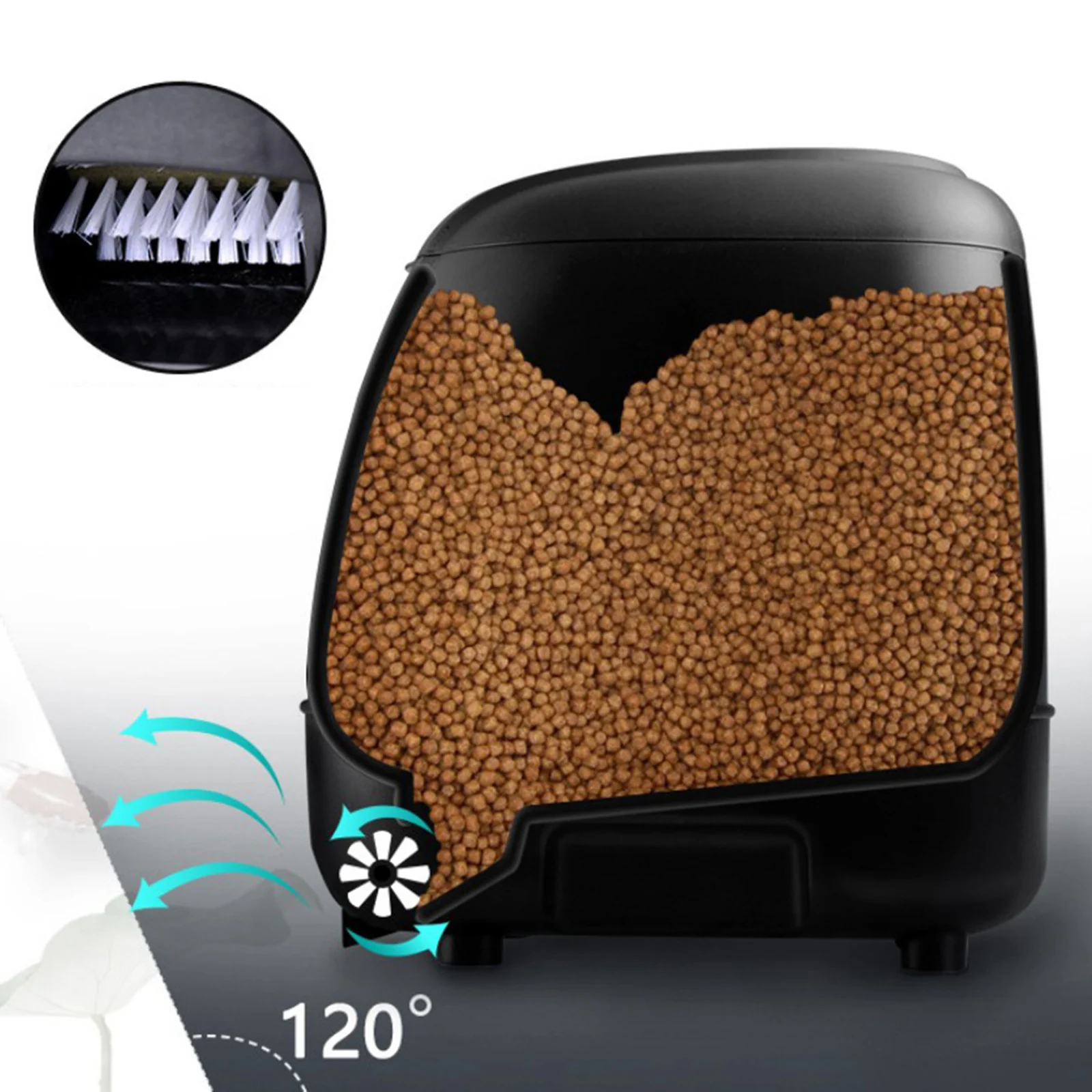 

Automatic Aquarium Timed Auto Fish Tank Pond Food Feeder Feeding10L Capacity