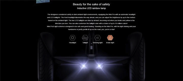 Ninebot Segway Mini Pro smart самобалансирующийся минипро 2 колесный Электрический Скутер Ховерборд скейтборд для картинга
