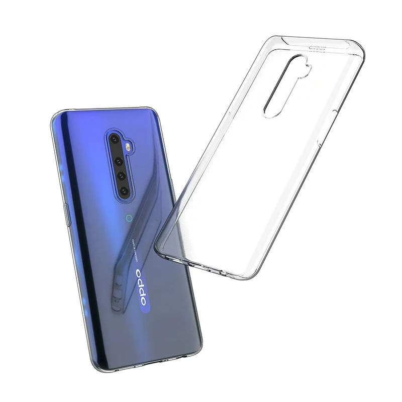 Простой мягкий прозрачный чехол для телефона OPPO Reno 2 Z F 2Z 2F Coque Funda Reno2 Pro