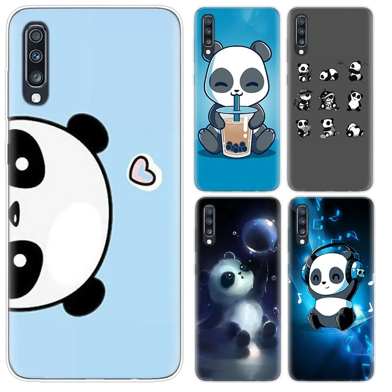 

Panda Case For Samsung Galaxy A52 A72 A32 A12 A22 A42 A70S A50S A30S A40S A21S A20S A10S Silicone Cover Coque
