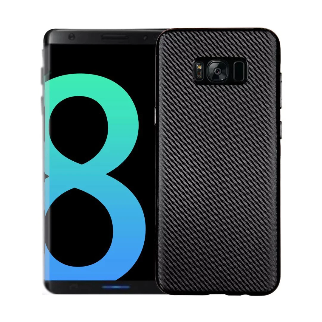 Scrub Carbon Fiber Soft Silicone For Samsung Galaxy A3 A5 A7 J1 J3 J5 J7 2016 2017 Grand Prime S8 S9 Plus Phone Cases Funda |