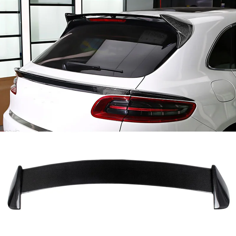 HA-M Стиль углеродного волокна стволы спойлер подходит для Porsche Macan | Автомобили и