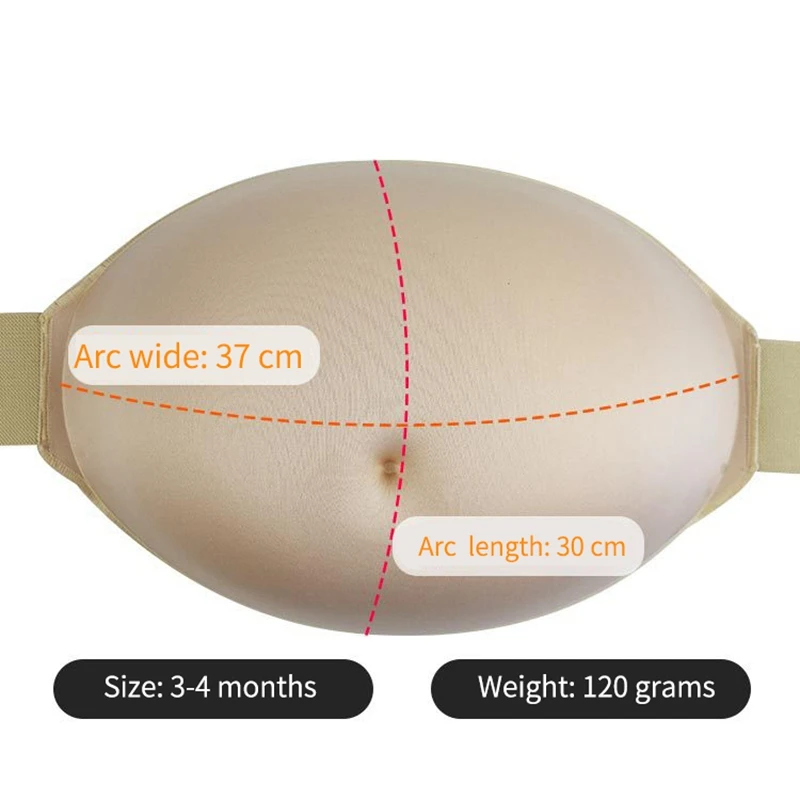 Подделка живота для беременных подходит мужчин и женщин. Хлопок женщин