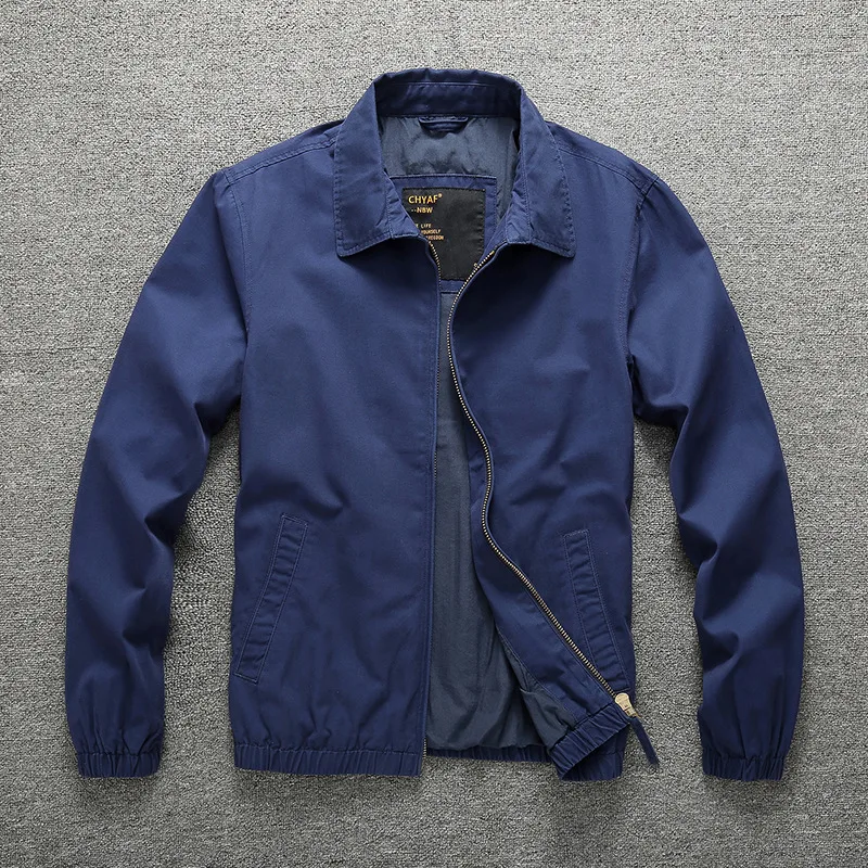 

Мужская куртка, Новинка весна-осень 2021, мужская спортивная и повседневная однотонная куртка с лацканами для покупок, мужская одежда