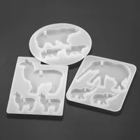 alpaca elephant bear crystal epoxy resin mold for key ring ring epoxy resin mold diy jewelry making findings accessories supplie