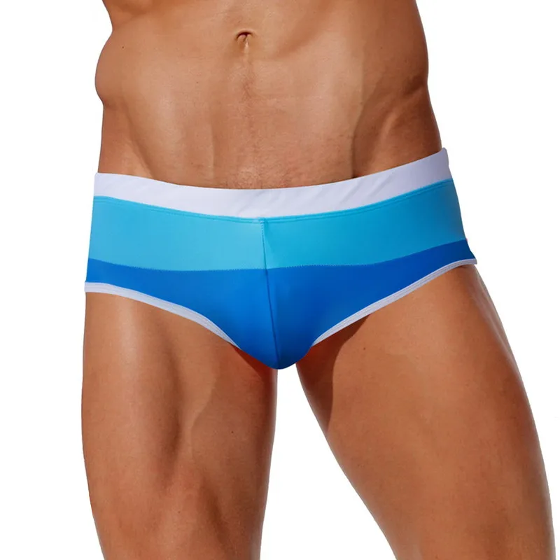 Плавательные мужские трусы троса сексуальные плавки для геев купальники бикини