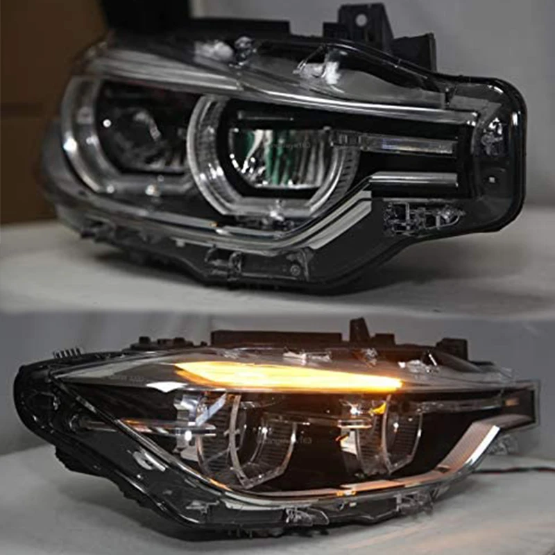 Светодиодный Ангельские глазки фары для BMW F30 F35 318 320 325 328 330 335 2013-2015 года подходит