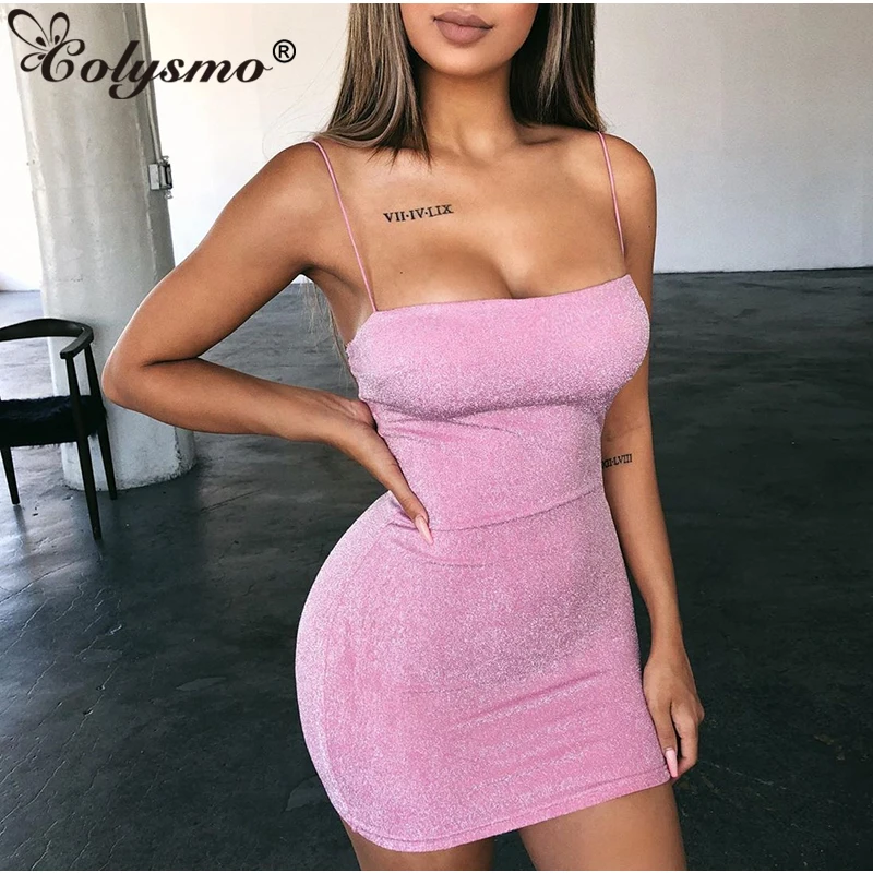 Женское Двухслойное облегающее платье Colysmo элегантные блестящие вечерние платья