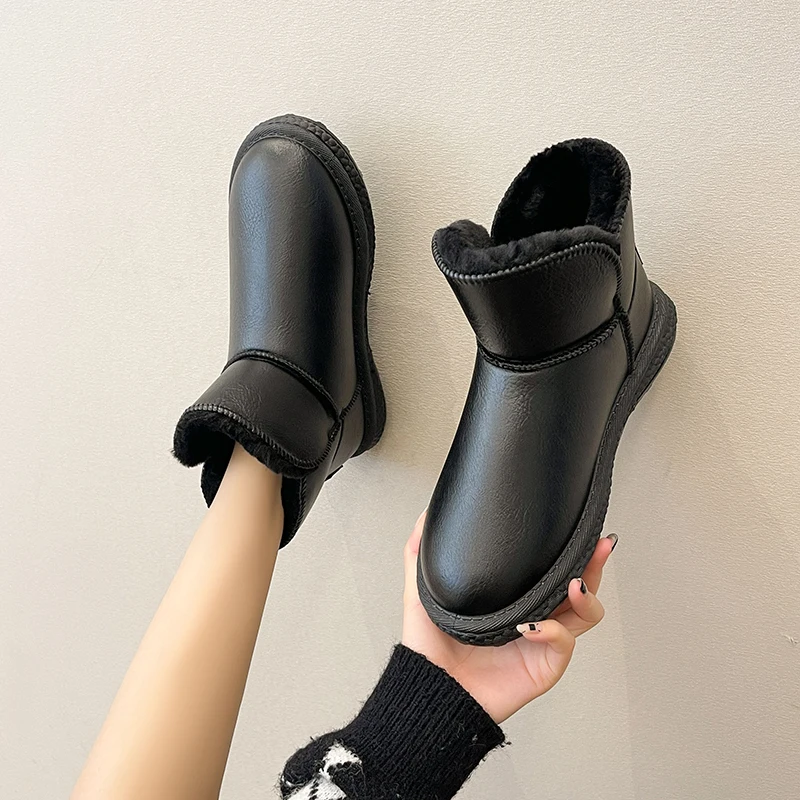 

Женские сапоги, новинка 2021, женская обувь на плоской подошве, роскошная дизайнерская зимняя обувь, австралийская обувь с круглым носком, саб...