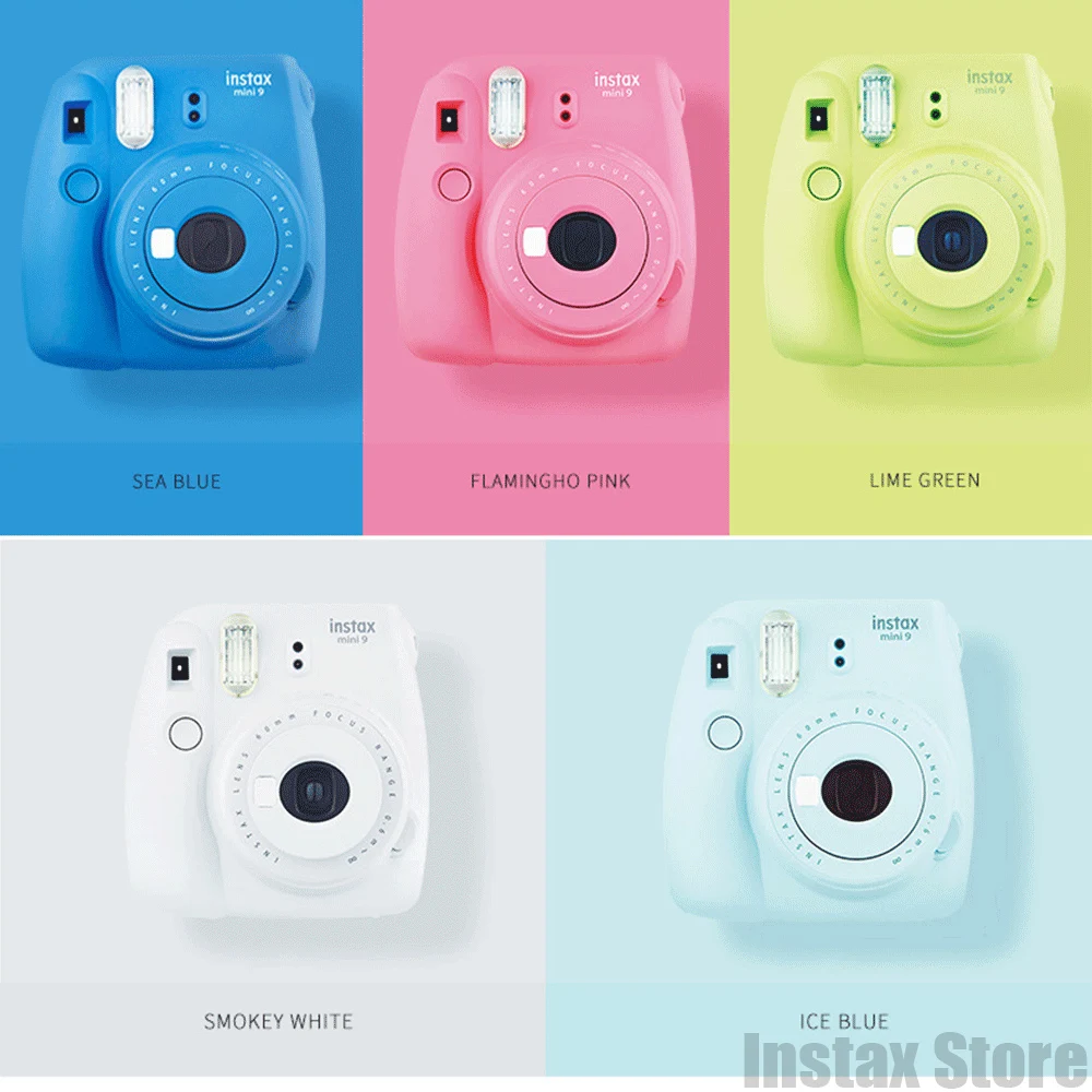 Мгновенная фотокамера Fujifilm Instax polaroi Mini 9 романтический подарок цифровая