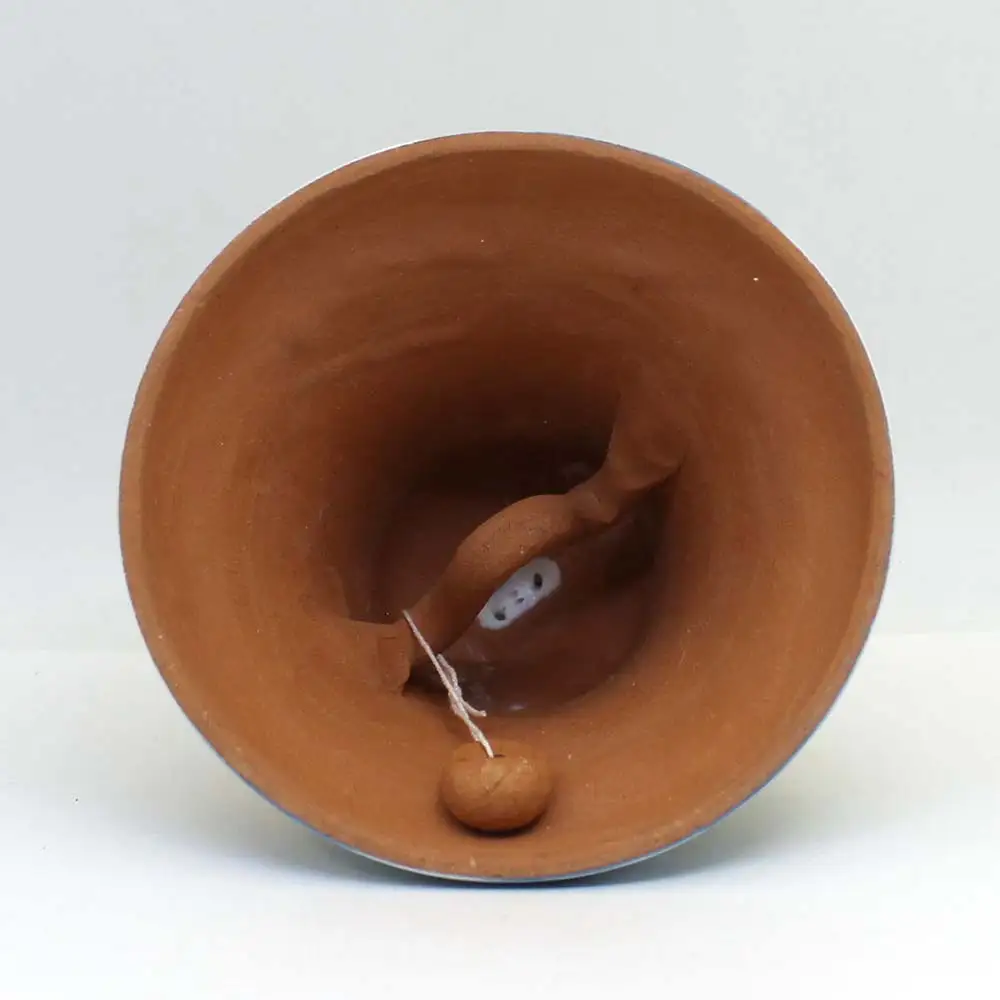 Колокол средний фигурка керамическая майолика #94 | Дом и сад