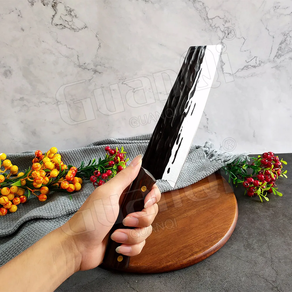 Stainless Steel Kitchen Cleaver Knives Cutting Meat Vegetable Slicing Chef Knife Sharp Forged Cooking | Дом и сад