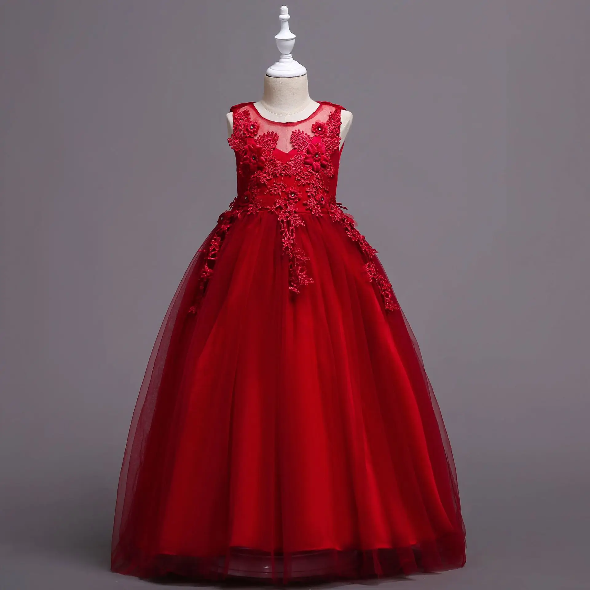 Бесплатная доставка новинка 2021 детское платье принцессы свадебное для девочек