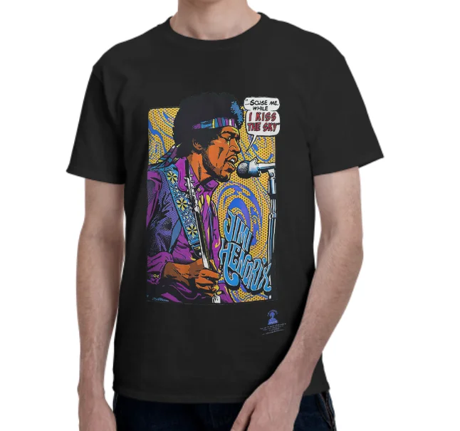 

Jimi Hendrix - Mens Flag Hendrix T-Shirt