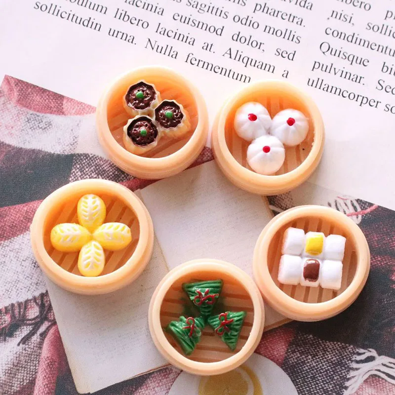 5 шт./лот миниатюрный кукольный домик масштаб 1/12 пельмени для китайской кухни