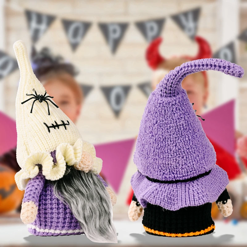 

Zerolife Toys Halloween knitting Faceless Doll 2021 Holiday Party Home Decorations Gnomes Doll Dwarf Toys Tree Hanging Kids Gift