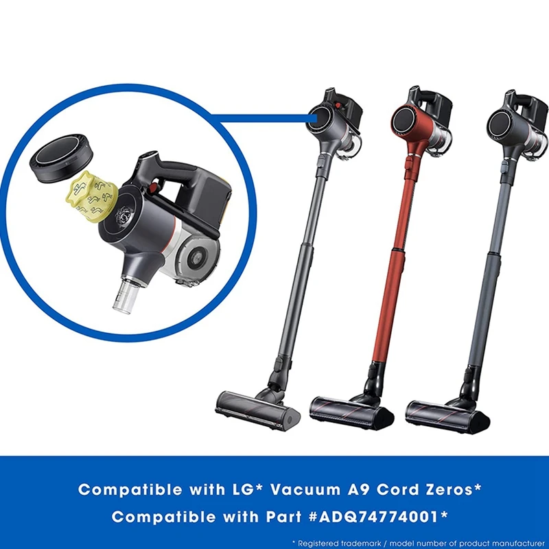 

4Pcs Vacuum Replacement Pre Filter Compatible for LG Cord Zero A9 Vacuum Cleaner