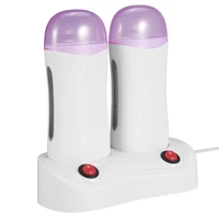 electric double wax heater epilator cartridge wax roller base roll on waxing refillable hair removal machine depilatory heater