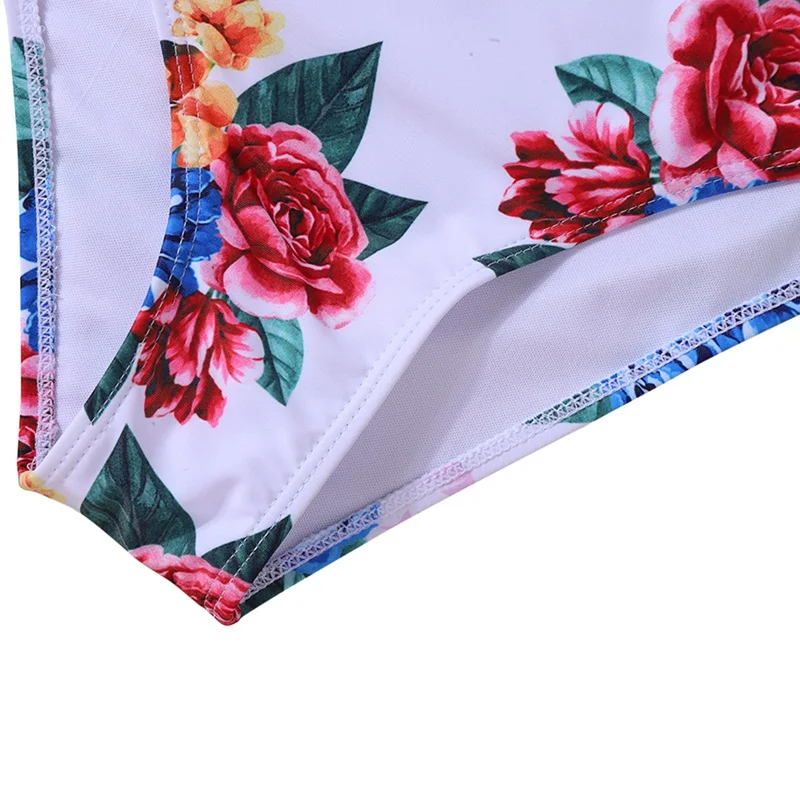 

2021 Print Mid-Waist Bikini Sets Swimsuit Women Sexy Swimsuit Two Piece Set Bra And Panty Summer Beach Bathing Suits hotsale