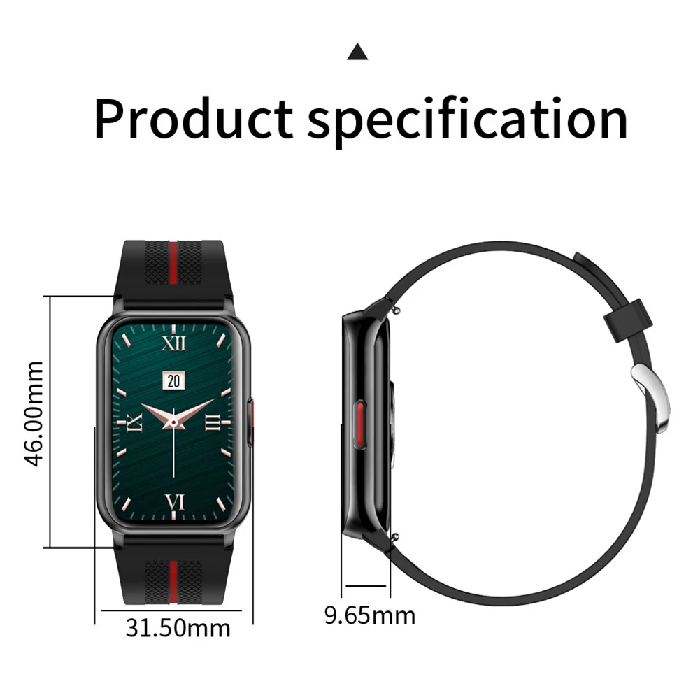 

H76 Fashion Smart Watch Sport Bracelet Blood Pressure Heart Rate Monitor IP68 Waterproof Pedometer Sport Watch Fitness Tracker