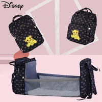 disney baby diaper bag backpack mother maternity organizer outing folding crib bed insulation bags portable baby bags with hooks