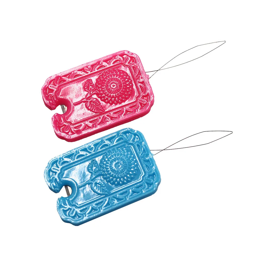 3 шт. пластиковая игла Threader для нитки ручного шитья вставка стежка с резцом резьбы