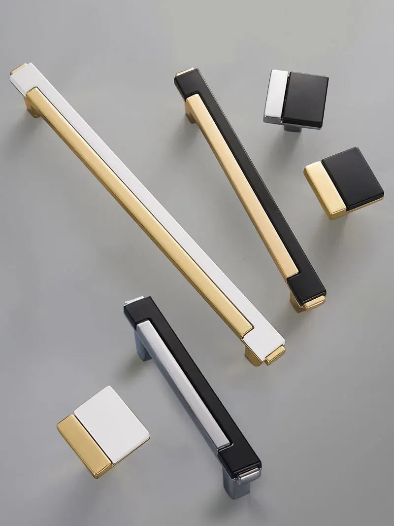 Современная дверная тянущаяся мебель шкаф ручка выдвижной ящик для кухни черный