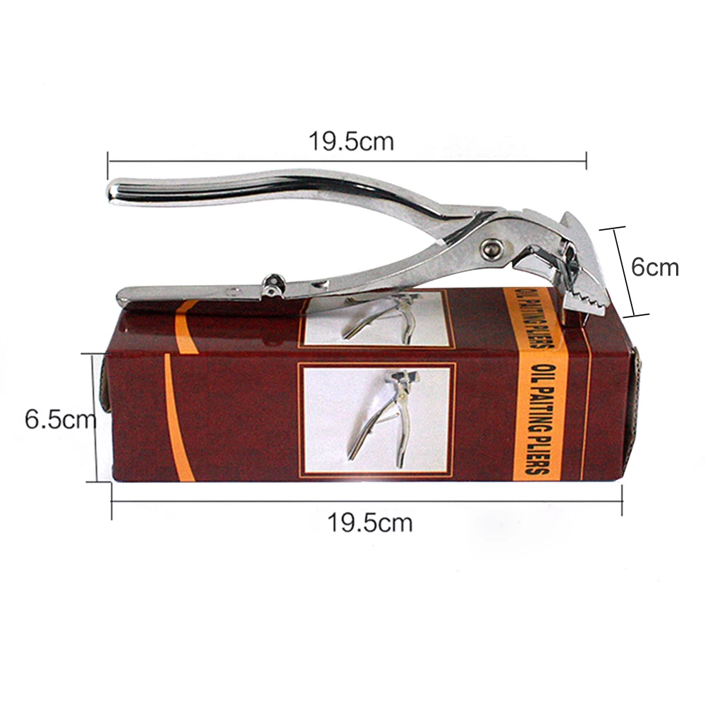 Alicates de lona profesionales de 12cm de ancho, abrazadera de Metal para estirar pintura al &oacute;leo, marco de lona, herramienta de aceite de mango rojo, 1 ud.-2