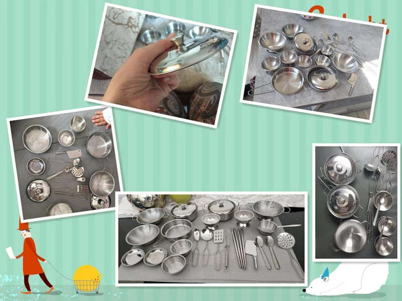 3-40 штук забавная мини кухня кухонная утварь котелок кастрюля набор для детей ролевые поварские игры игрушка Моделирование кухня игрушечная кухонная утварь Новогодний подарок