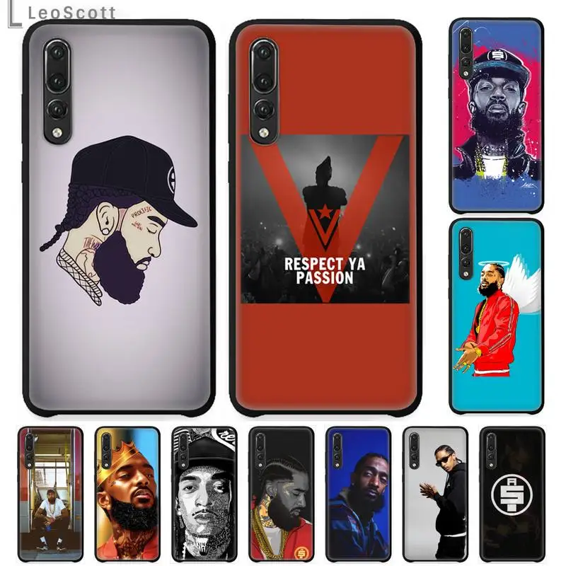 

Nipsey Hussle Best Rap Performance Singer phone case for Huawei honor Mate P 9 10 20 30 40 Pro 10i 7 8 a x Lite nova 5t Soft