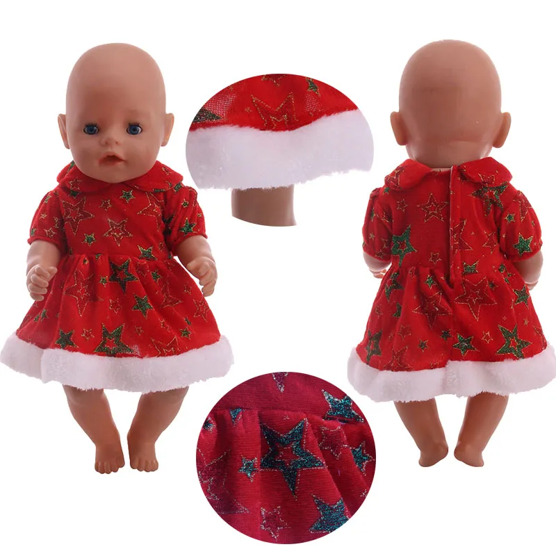 1 шт. одежда для рождественской куклы праздничная атмосфера 18 дюймовой
