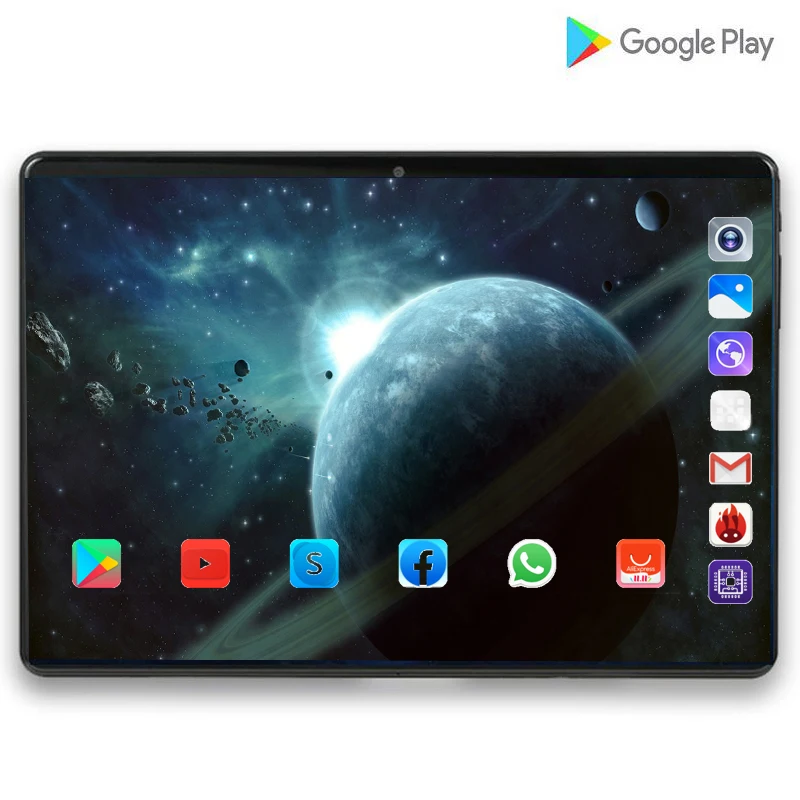 2020 128G MID Global Bluetooth Wifi phablet Android 9 0 10 1 дюймов планшет четыре ядра 6 ГБ ram 128 rom две sim