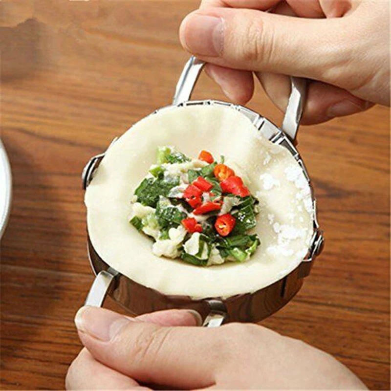 

S/l Dumpling Makers Stainless Steel Easy Dumpling Mold Chinese Special Food Jiaozi Mould Cooking Pastry Tool Kitchen Accessories