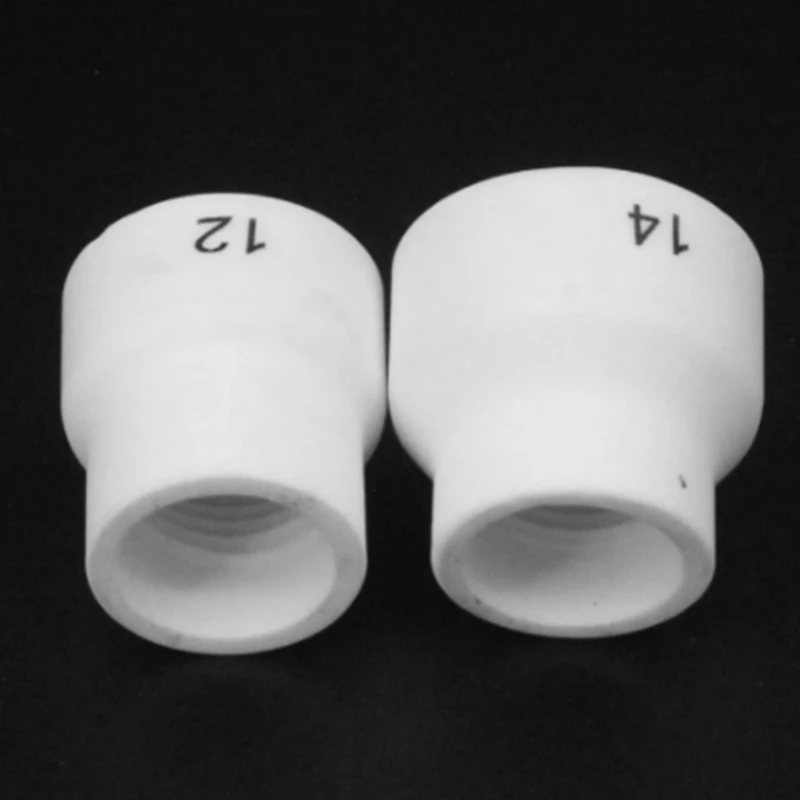 

4 Pieces Welding Torch Nozzle Rings Covers for WP9/17/18/20/25/26 Welding Torch High Temperature Resistance Copper