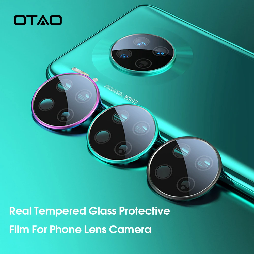Защитная пленка OTAO для объектива камеры закаленное стекло Huawei Mate 30 Pro полностью